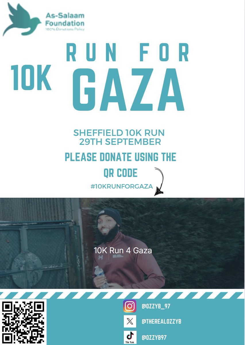 TheRealOzzyB's tweet image. Please donate people, I’m running this Sunday for the people of Gaza. Much appreciated.
donorbox.org/10k-run-4-gaza