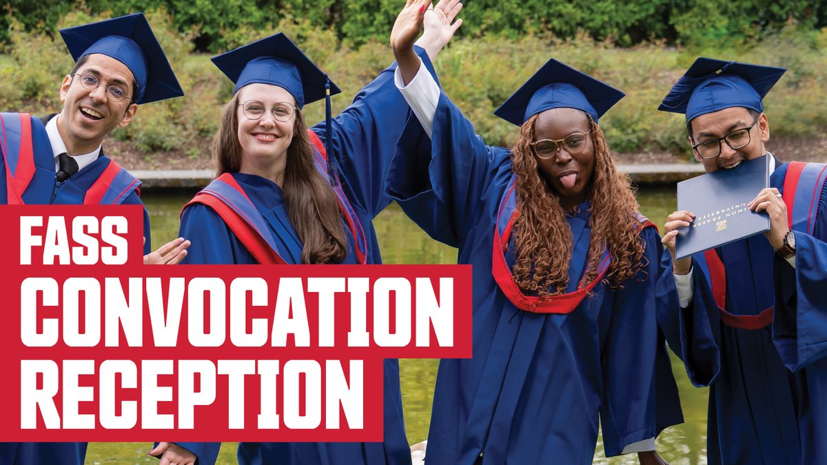 SFU Faculty of Arts & Social Sciences (@sfufass) on Twitter photo You're invited! šš FASS graduands are invited to the FASS Convocation Reception happening right after your ceremony! Join us at the southwest corner of the AQ, right by the koi pond for free refreshments, prizes, and a photo booth!
RSVP here: tinyurl.com/5cxx5bav
<a href="/SFUalumni/">SFU Alumni</a> You're invited! šš FASS graduands are invited to the FASS Convocation Reception happening right after your ceremony! Join us at the southwest corner of the AQ, right by the koi pond for free refreshments, prizes, and a photo booth!
RSVP here: tinyurl.com/5cxx5bav
<a href="/SFUalumni/">SFU Alumni</a>