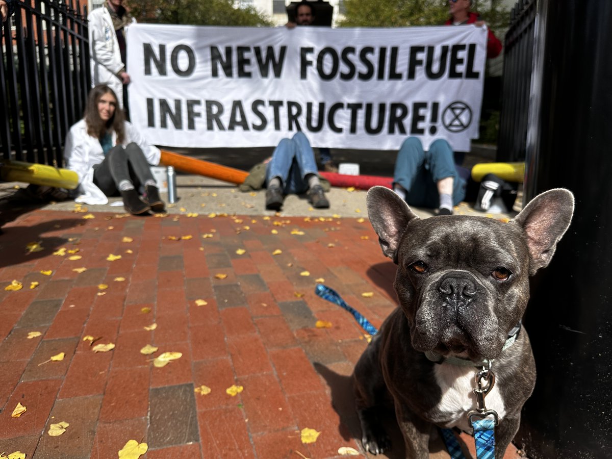It's not fun to be locked onto a gate for hours, but it's worse to do nothing while the #climatecrisis grows more urgent. It's not too late for change, and it shouldn't be this hard! Do the right thing, <a href="/MassGovernor/">Governor Maura Healey</a>