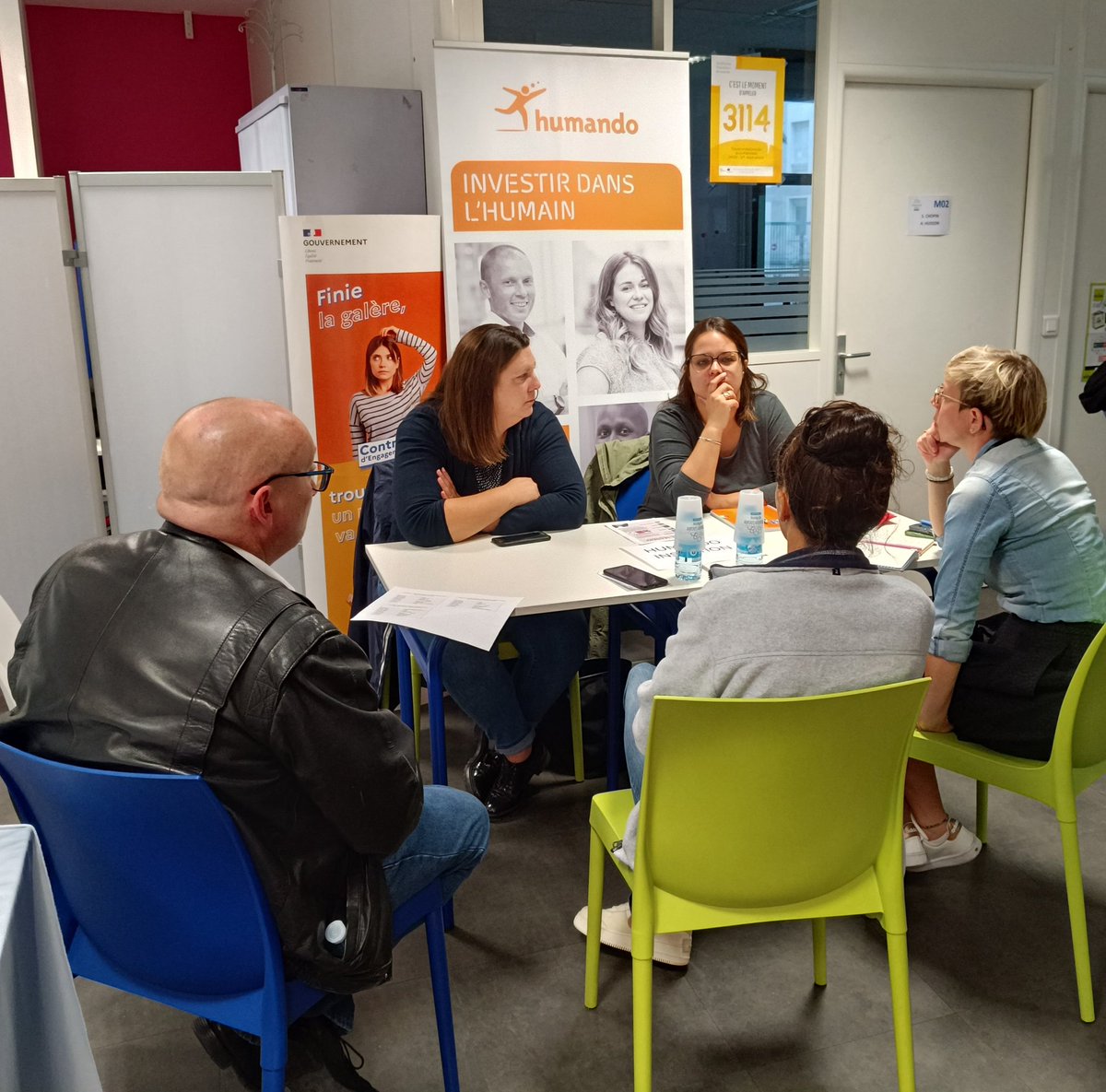 MLReims's tweet image. Notre #MissionLocale a accueilli ce matin 9 structures de l'insertion par l'activité économique (#IAE)
Pour présentations de leurs spécificités et échanges avec nos conseillers 🙂
Merci à l' Arej Reims,  Suez Rebond, Epis51, Envie Reims, Vallo'tti, Relais DingFring et + (photo)