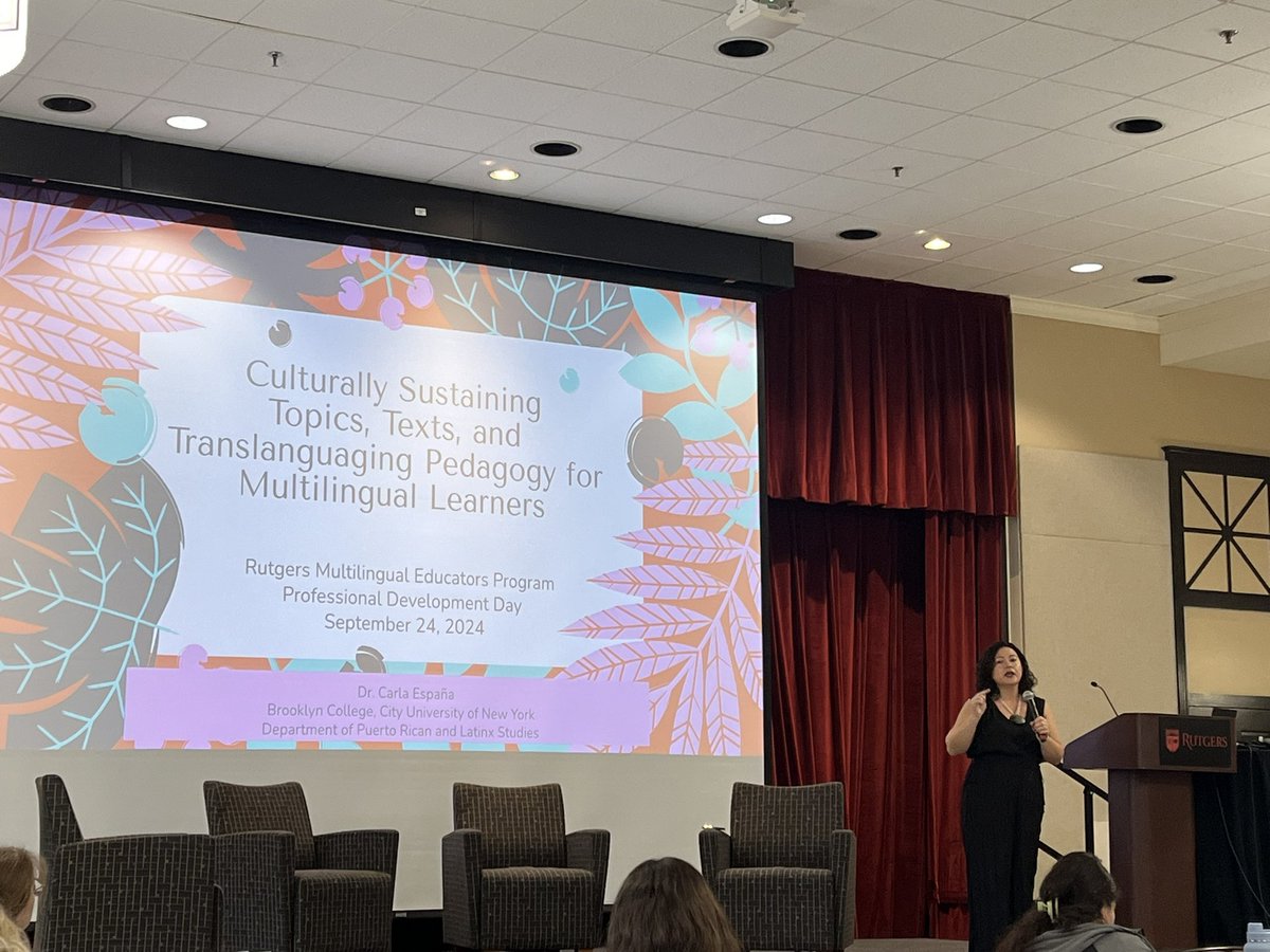 SignoraMinze's tweet photo. Great day collaborating with  Sra. Seise &amp; Prof. Cuccio and other amazing NJ WL educators @ RU with a focus on developing proficiency in order to attain the NJ Seal of Biliteracy.  🌎 @ShoreRegional @nj_biliteracy https://t.co/pDqpr5smum