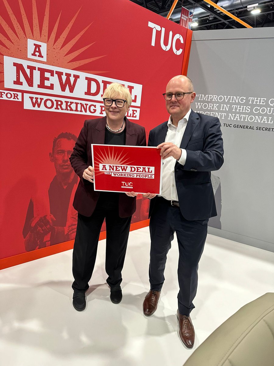 TUCNorthWest's tweet image. Thanks to North West MP’s and @DavidHarewood for their support on the New Deal for Working People at Labour Party Conference