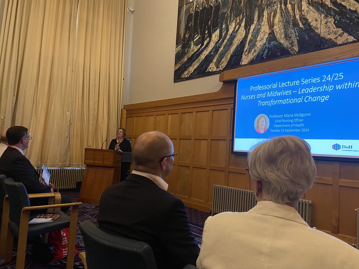 GaryMitchellRN's tweet photo. #Amazing to hear from @CNO_NI Professor Maria McIlgorm at this evenings #Professorial Lecture @QUBSONM π https://t.co/pDhvGBRIgl