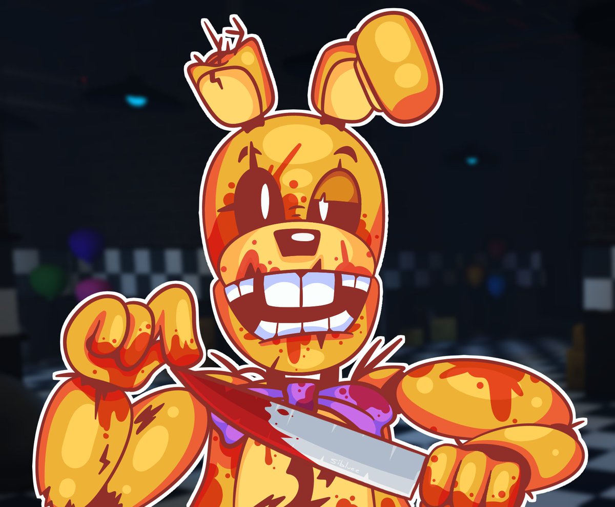 siblueeart's tweet photo. tarnished springbonnie from #FNTD / #FiveNightsTD
#FNAF https://t.co/l59ddbz0Gw