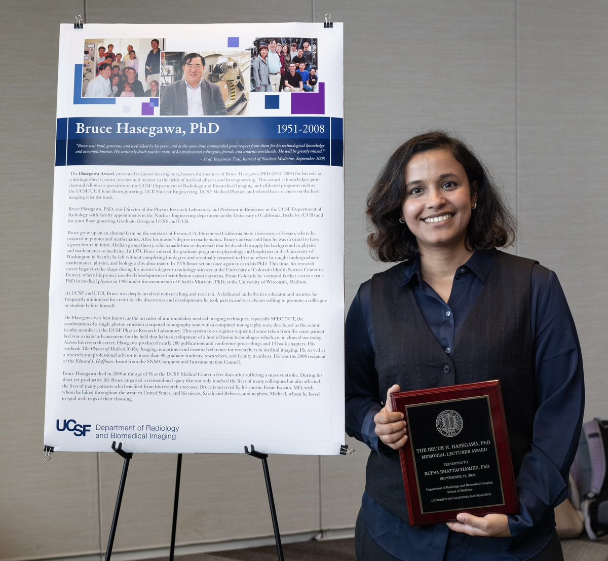 Rupsa Bhattacharjee, PhD (@rupsa_b) on Twitter photo So grateful to have received the 2024 Hasegawa award at the Annual research symposium at <a href="/UCSFimaging/">UCSF Imaging</a> this year! So grateful to have received the 2024 Hasegawa award at the Annual research symposium at <a href="/UCSFimaging/">UCSF Imaging</a> this year!