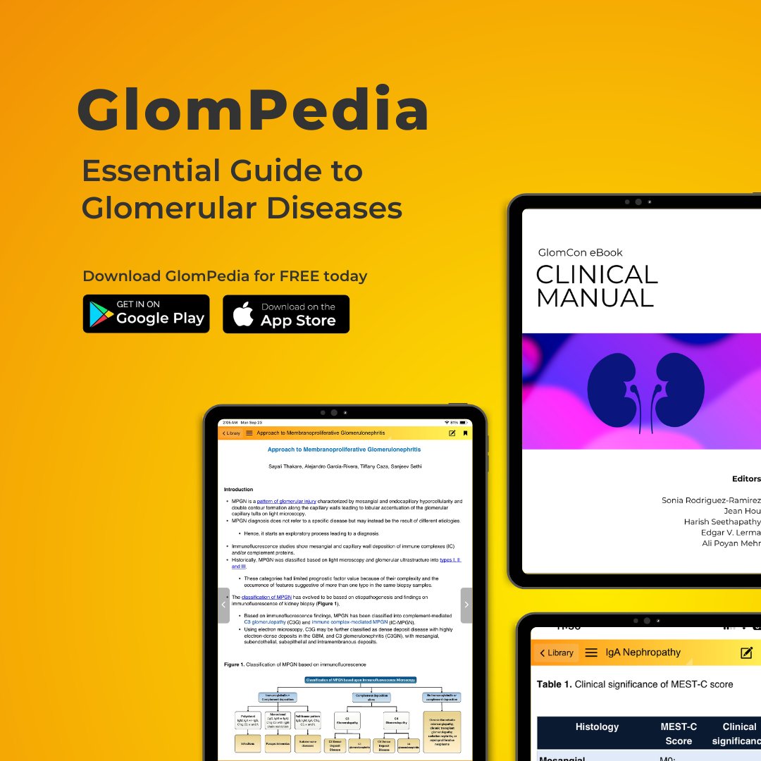 Over 2.6K downloads on its launch day 🥳📕

Stay ahead in the field of glomerular diseases with this must-have resource. 

👉 Download GlomPedia today!

Apple App Store: apps.apple.com/pl/app/glomped…
Google Play: play.google.com/store/apps/det…

#GlomPedia #GlomCon
