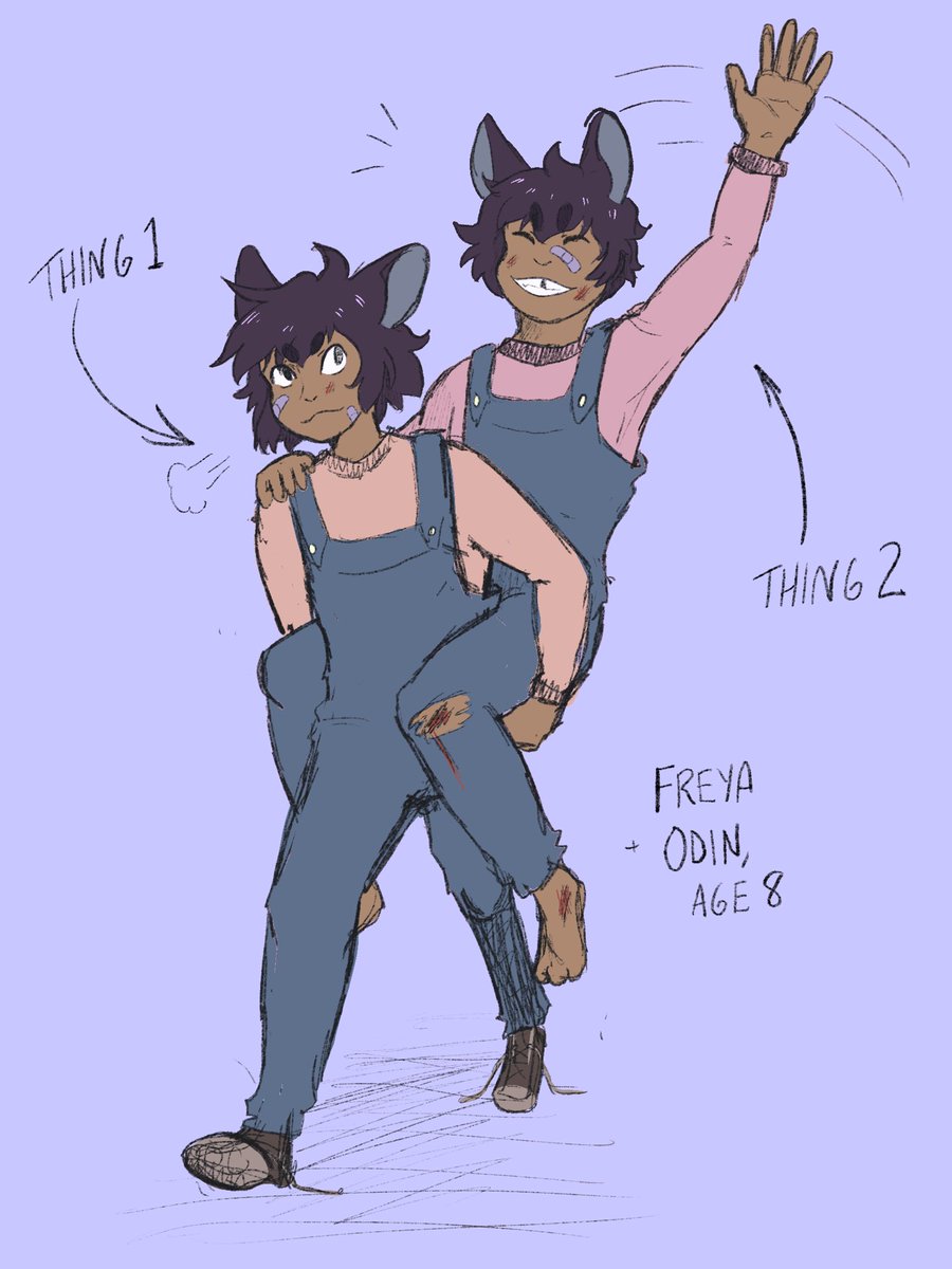 coldpups's tweet image. If you see this, post a purple character (s)! I miss my purple twins u_u