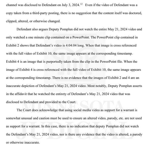 Rekieta's request to throw out the warrant and all evidence collected from it has been denied. <a href="/RekietaLaw/">Rekieta Law</a>'s claims that the police watched an "altered version" of his stream was without merit. Another Omnibus hearing will be scheduled later.

kiwifarms.st/threads/state-…
