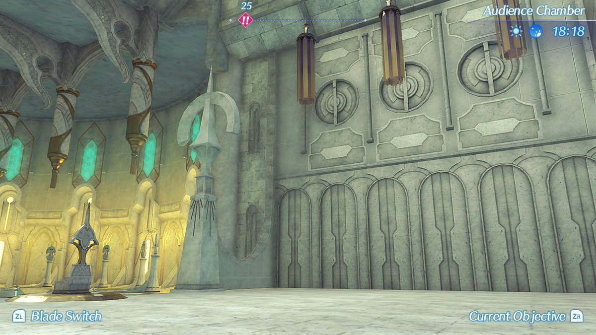 CrossNephilim's tweet photo. I never noticed before but Amalthus did entirely change the audience chamber wall to replace Indol's crest with the World Tree.

He really claimed the World Tree as a symbol of his own reign.

I kinda like how it removed a window and blocked off the outside light too https://t.co/H42jVp5Par