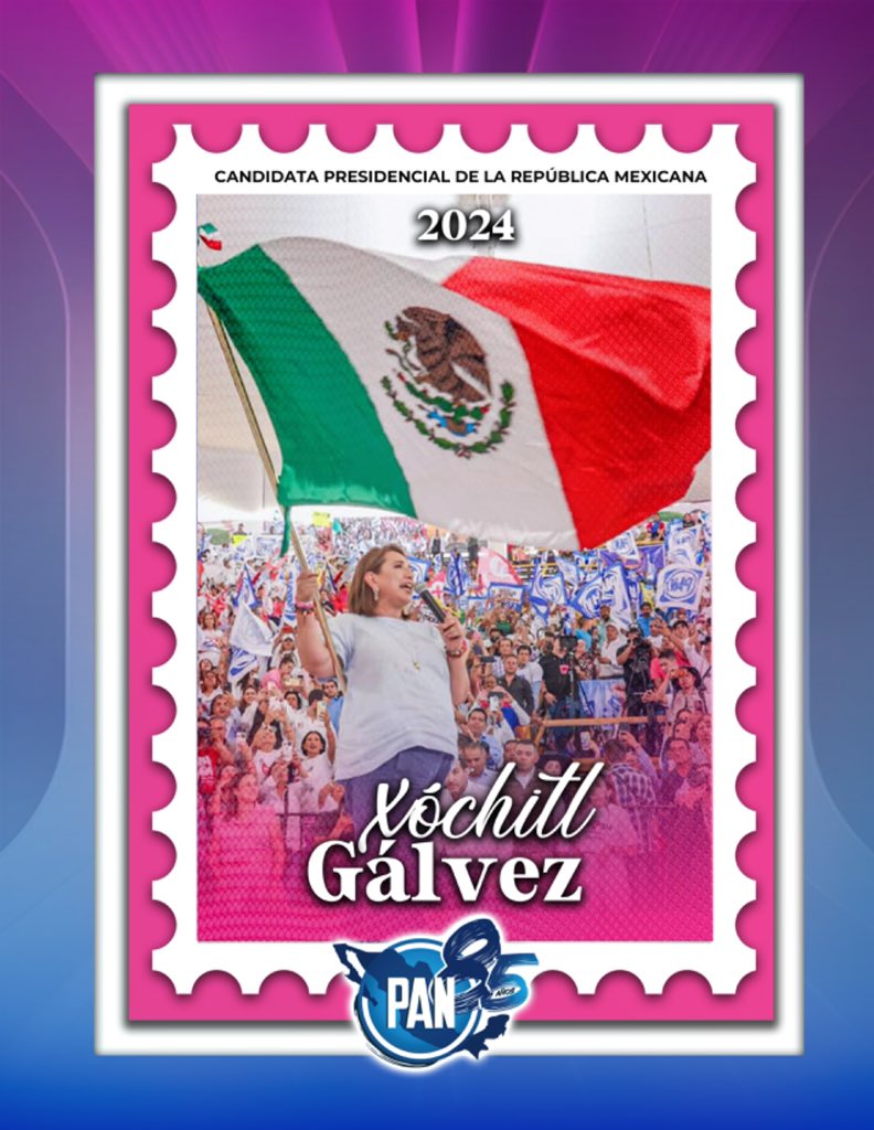 AccionNacional's tweet photo. “Quiero ver un México donde los pobres dejen de ser pobres, un México donde la clase media sea más fuerte”, Xóchitl Gálvez, excandidata a la presidencia de México. 

Con el firme compromiso de un país sin desigualdad y con justicia, seguiremos trabajando de la mano de la ciudadanía.

#85AñosPAN