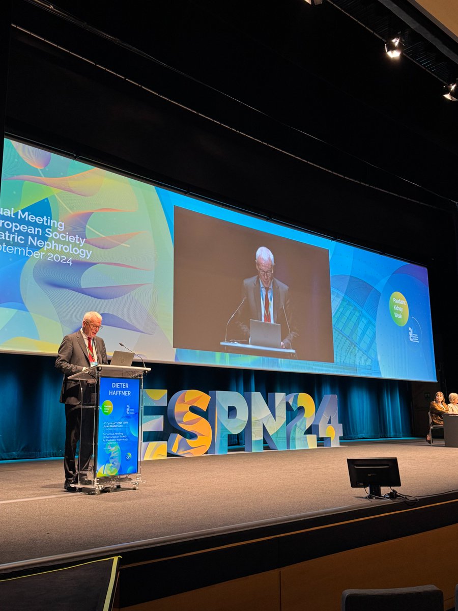 📣#espn2024 What a powerful Opening!🤩
The welcome addresses from our leaders set an inspiring tone, and the Plenary Lecture 1 by <a href="/knoers/">Nine Knoers</a>  asked the big question, “Will genetics replace nephrology?” sparking thought-provoking discussions on the future of our field👏👏