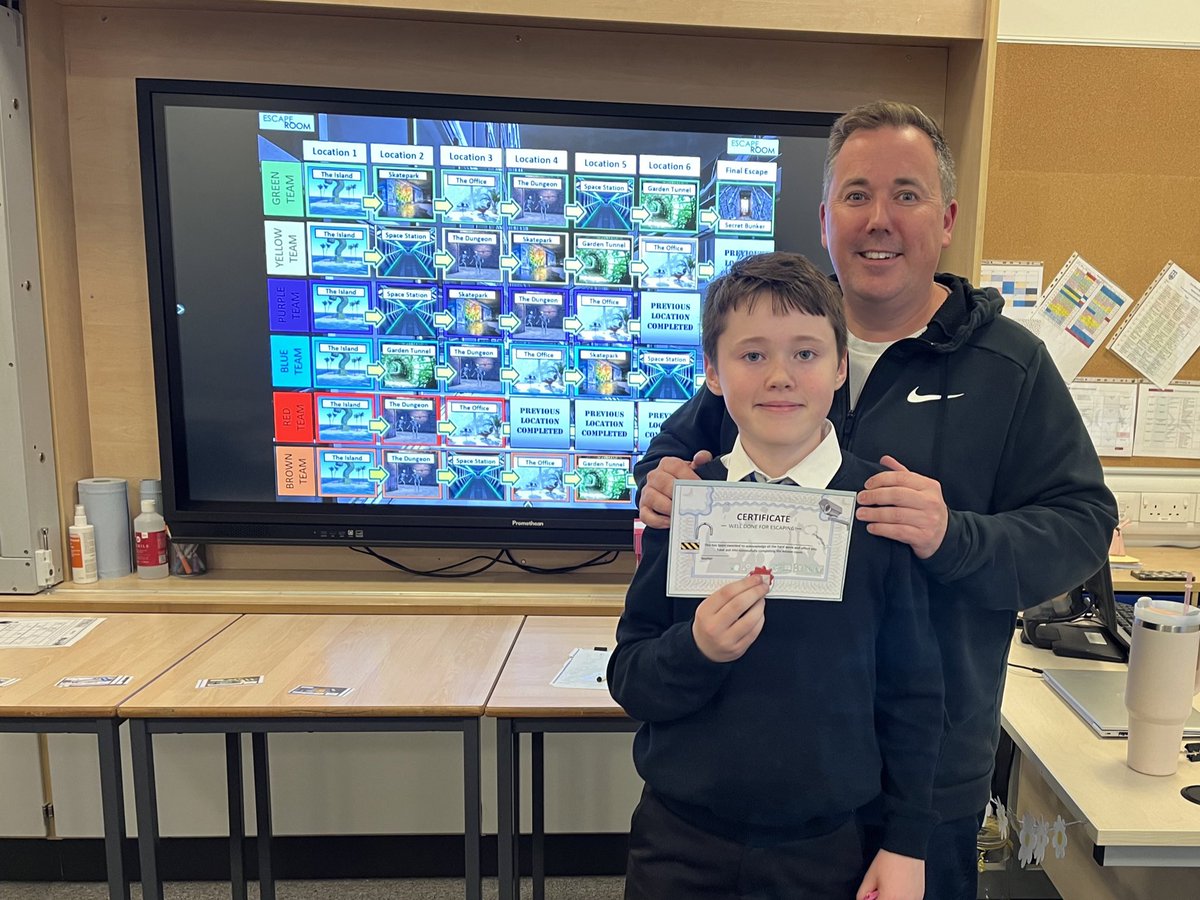 To kickstart Maths Week Scotland, S1 pupils and their families put their problem solving skills to the test in an exciting Escape Room event! 🕵️‍♀️ Well done to all who escaped &amp; special congrats to our 1st place winners! 🥇 <a href="/theparkmains/">Park Mains High</a>