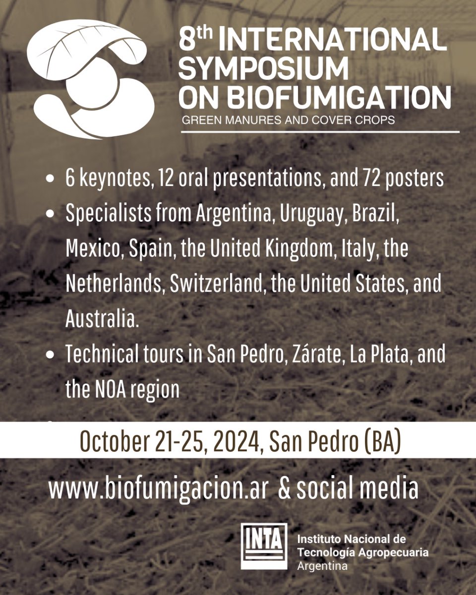 8th international symposium on biofumigation (@biofumigationar) on Twitter photo 