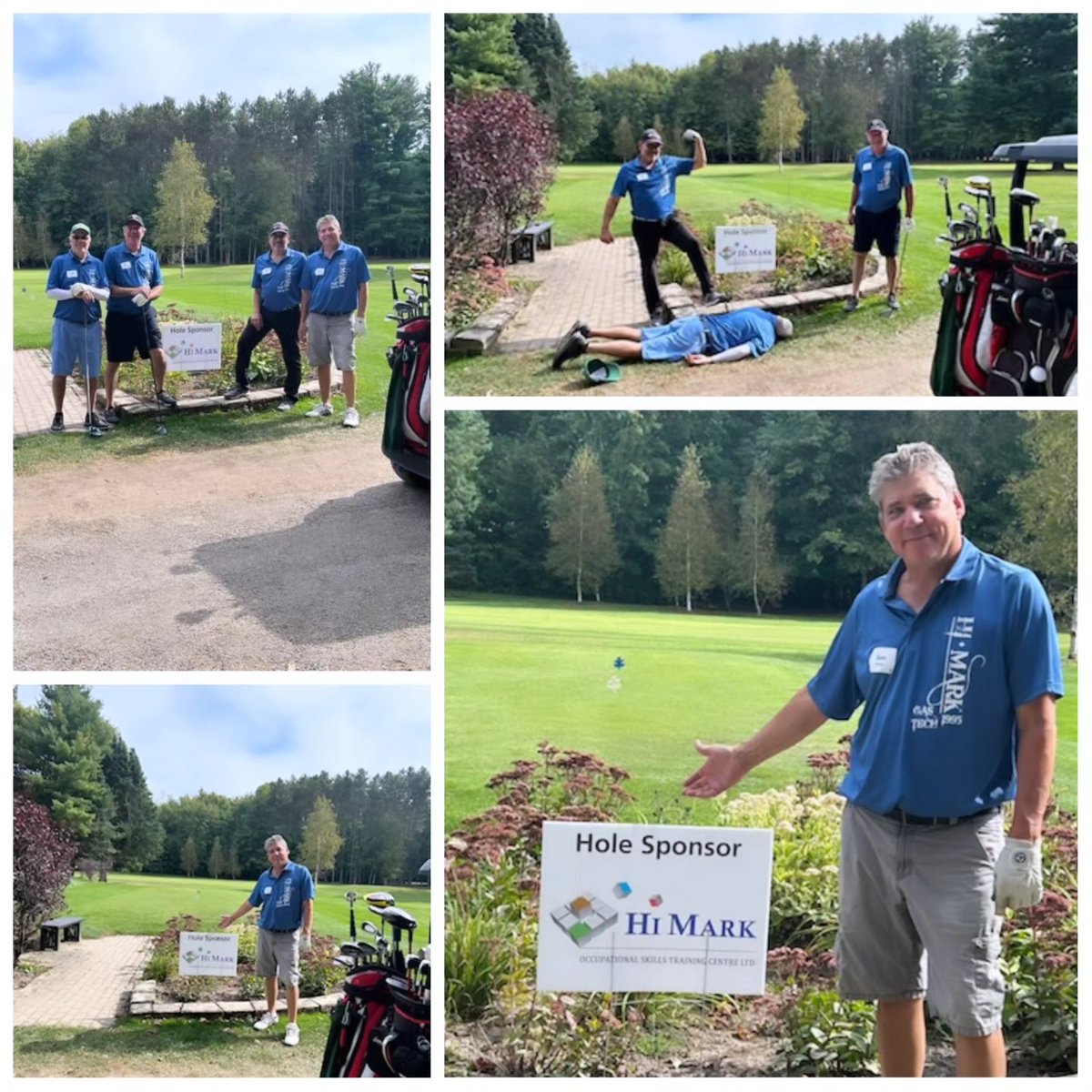 The HiMark ⛳️ pro team was out at Bonaire Golf Club last Friday, swinging on the green and supporting our friends in the trades. "If it involves golf, count me in!" 👌

#TeeOffTime #GameDay #GolfTournament #HiMarkTraining #GoneClubbing