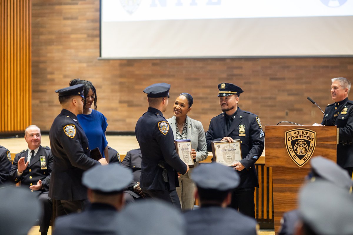 Today at our Hope Awards, we honor an incredible group of officers who have shown so much compassion and courage all while preventing tragedies. They have proven that in the darkest of times, hope can win.

Thank you to our partners at the American Foundation for Suicide