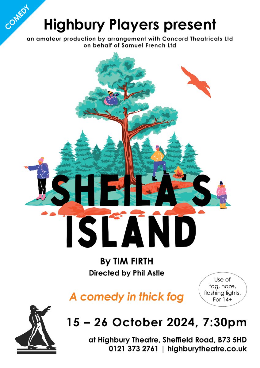 Coming Soon 🎭 SHEILA'S ISLAND by Tim Firth. Four women are stranded on a Lake District island during a team building exercise. Questions are asked; truths are told; dirty washing is aired and gets wet again!

Tuesday 15 - Saturday 26 October 2024 highburytheatre.co.uk/event/sheilas-…