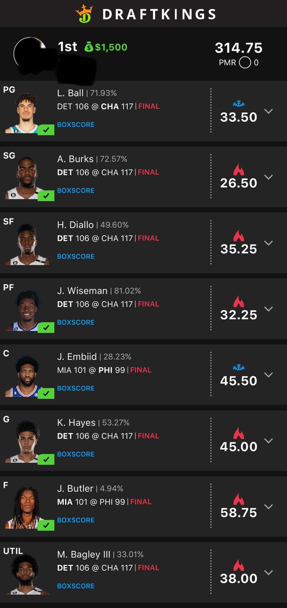 fd_guru's tweet photo. 🚨First NBA Membership Giveaway🚨

ONE RETWEETER will win a NBA season pass from me!

We are less than a month away. 

Here are some top ROI days from us last year 🔥 https://t.co/Vhhh451cpS
