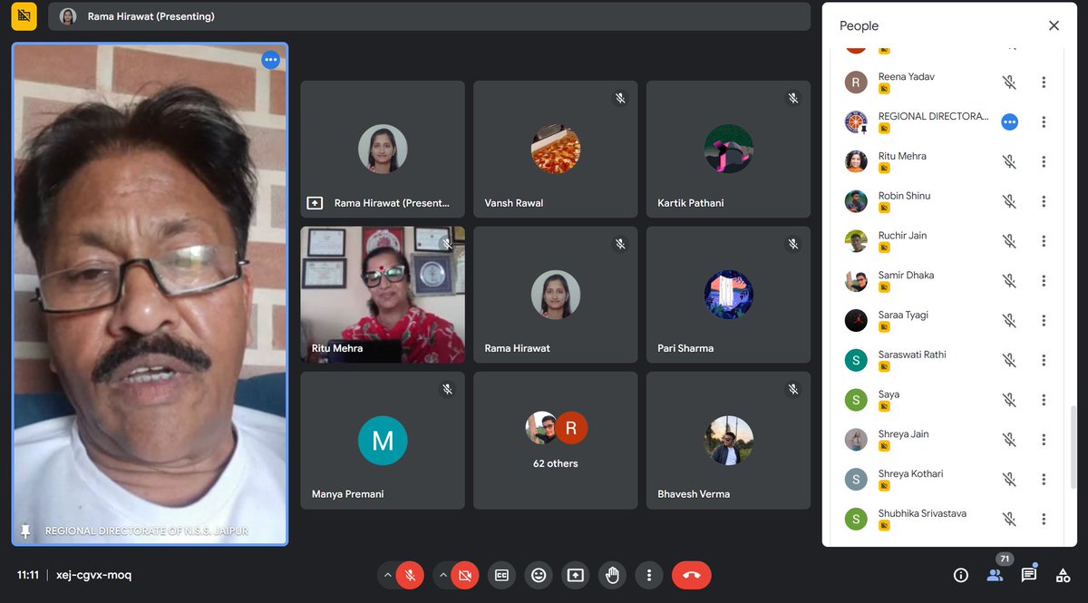 NSS_SXCJ's tweet photo. On Sept 22- 2024 NSS volunteers joined an online session on sleep hygiene led by Dr. Rama Hirawat. Insights were shared by Dr. Nupur Chauhan, Dr. Ritu Mehra, and Mr. Rohan Cherian. NSS Director @SPBhatnagar4 and State Coordinator Krishna Kumawat sir encouraged 'Swacchata Hi Seva' https://t.co/oBNYh6gFpo
