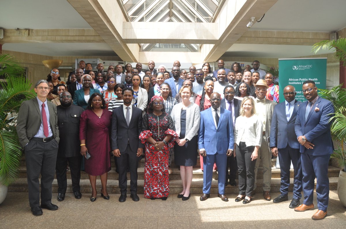 Leaders from 10 African countries have gathered in Yaoundé, Cameroon, this week to share with <a href="/PEPFAR/">PEPFAR</a> <a href="/AfricaCDC/">Africa CDC</a> <a href="/CDCGlobal/">CDC Global Health</a> successes, challenges &amp; lessons learned in strengthening health systems to fight #HIV through national public health institutes. Strong #NPHIs are critical