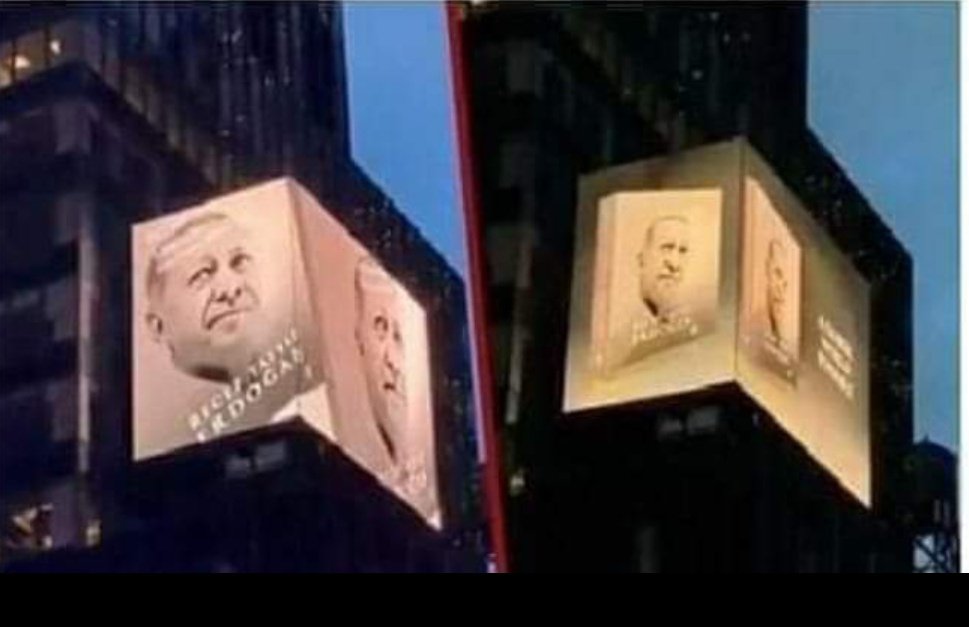 avtugaybek's tweet photo. BM Genel Kurulu'nda, Times Meydanı'ndaki panoya  günlüğü  50 bin dolardan reklam veren başka bir devlet başkanı var mıdır? https://t.co/B75jMCiwge