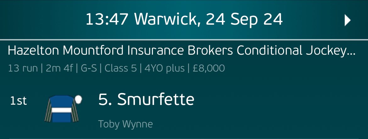 HM Equine | Hazelton Mountford Ltd (@hm_equine) on Twitter photo Good to be back <a href="/WarwickRaces/">Warwick Racecourse</a> as sponsors today. Congratulations to our race winner & their first winner under rules <a href="/TomEllisRacing/">Tom Ellis Racing</a> ππ₯π Good to be back <a href="/WarwickRaces/">Warwick Racecourse</a> as sponsors today. Congratulations to our race winner & their first winner under rules <a href="/TomEllisRacing/">Tom Ellis Racing</a> ππ₯π
