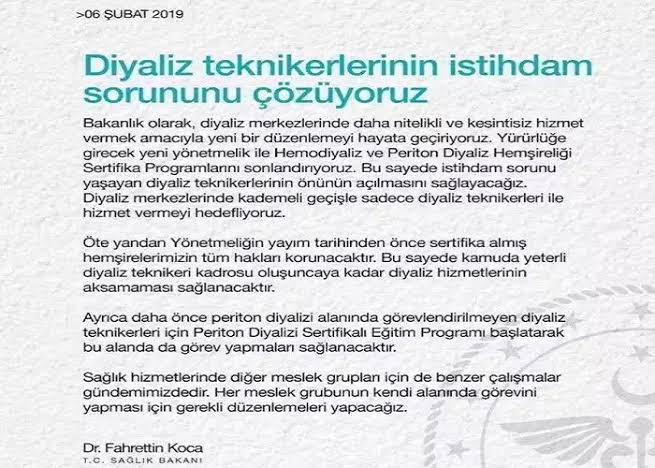 Ayrıcalık değil hakkımızı istiyoruz. 
#MemişoğluDiyalizeAtama