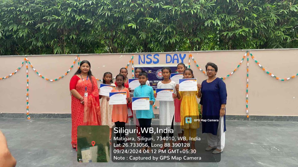 NInspiria's tweet photo. On the occasion of 55th NSS Day, NSS unit 1 of Inspiria Knowledge Campus conducted a celebration program with the performance, Drama and awareness of NSS volunteer along with  Students of the adopted village's school.

#NSSDay #youthforliteracydrive 
#nss #NSSIndia https://t.co/rKlrRURfMC