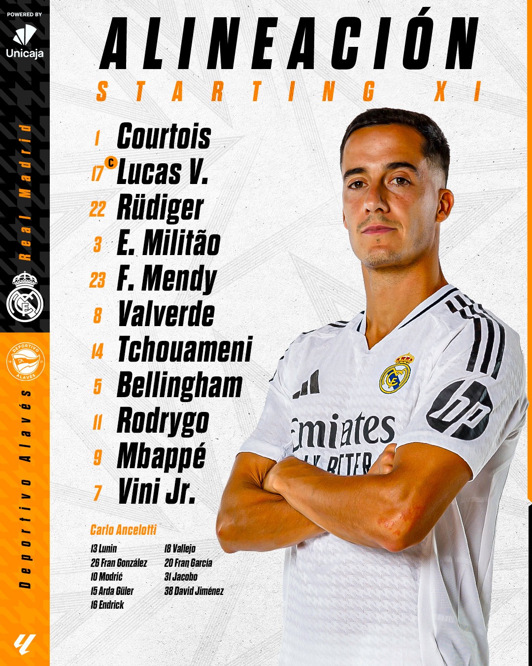 Extra Time Indonesia on X: &ldquo;LINE-UP | #LaLiga Real Madrid vs 