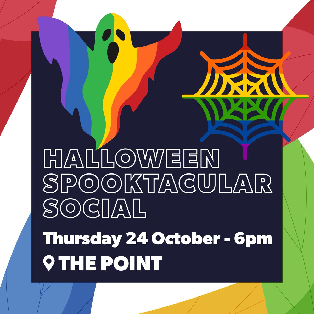 Join us for and evening filled with ghosts, ghouls and things that go bump in the night. 
Our Rainbow Room Halloween Spooktacular is the perfect opportunity to meet new friends, unwind and grab a drink and a bite to eat!

Book your free space here 👉 buff.ly/4d1yU4f