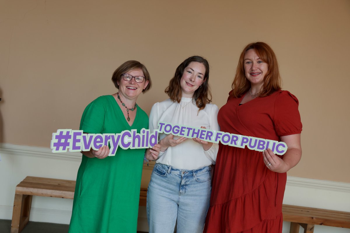 NWCI's tweet photo. ☀️We're still on a high from the launch of #TogetherForPublic last week!

🗳️With a General Election on the horizon, we're campaigning for a childcare place for #EveryChild in the country

👀Make sure you've signed up for updates on how you can support: https://t.co/jovEMK0zpE https://t.co/8zKr5UzfIw
