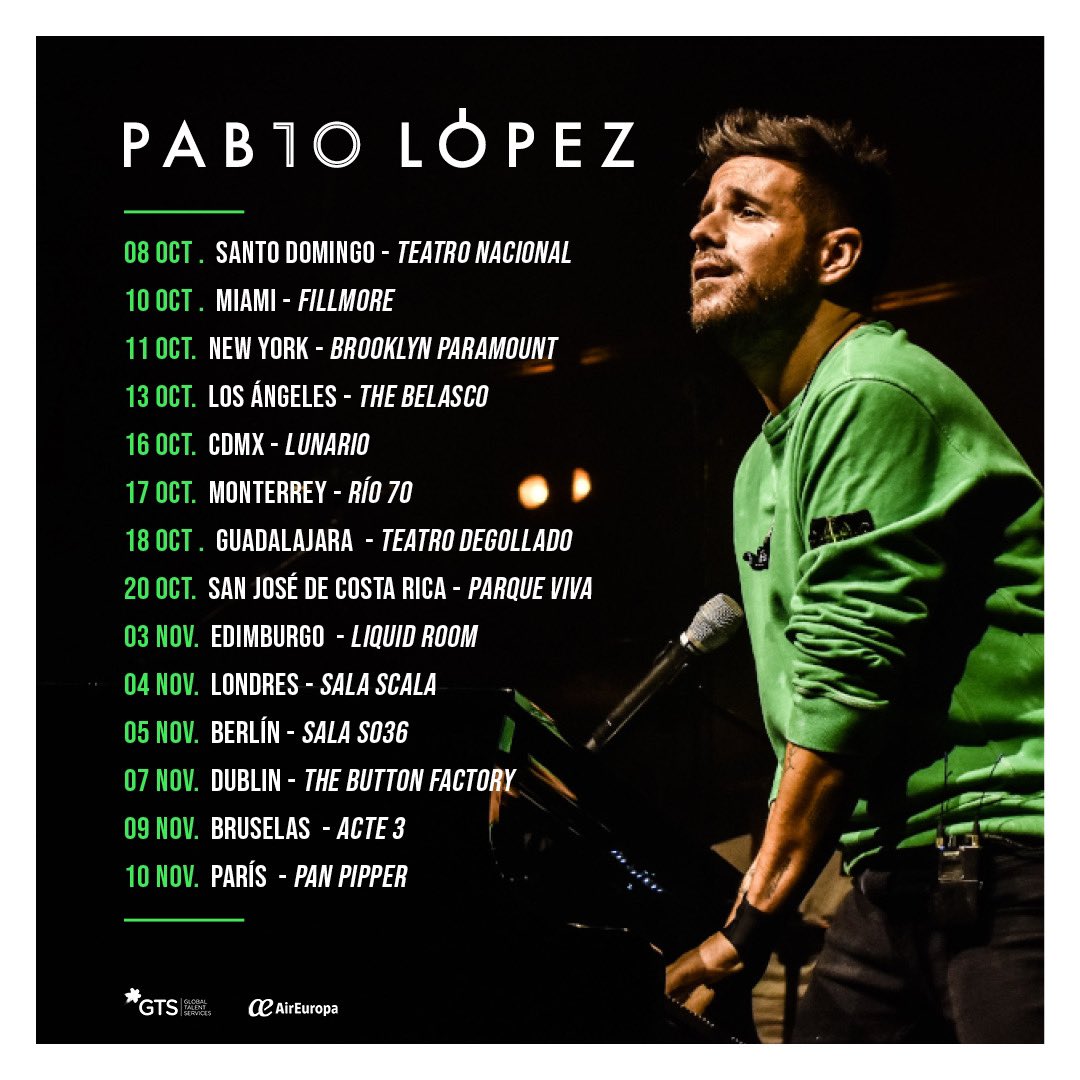 PabloLopezMusic's tweet photo. ¿En cuál nos vemos? 😬 

🎫 https://t.co/dWefWdrmPT https://t.co/j1eXF6NjpO