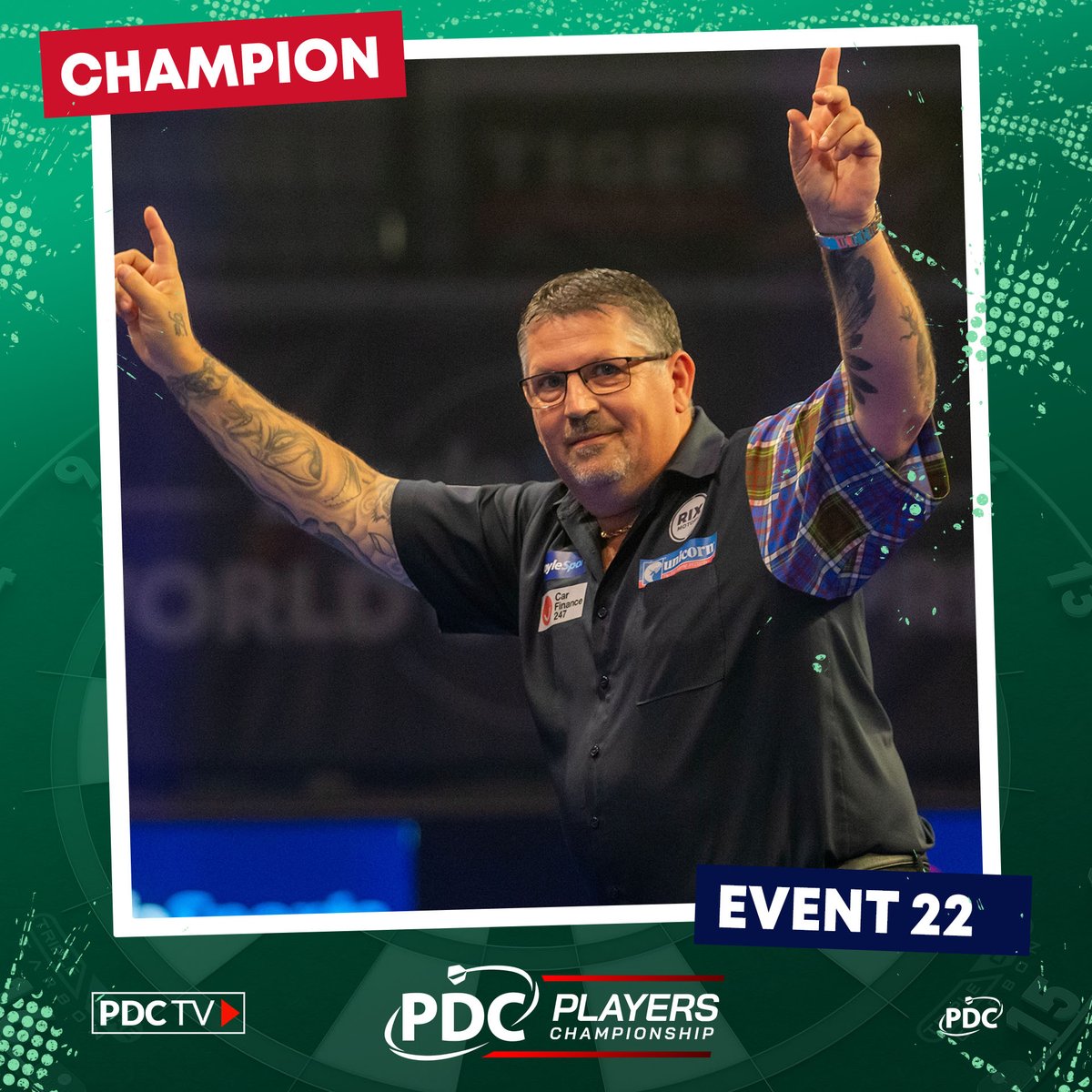 DREAM RETURN FOR ANDO! 🏴󠁧󠁢󠁳󠁣󠁴󠁿

It's like he'd never been away! 😅

Gary Anderson marks his return to ProTour action with victory at Players Championship 22, landing FIVE ton-plus averages along the way! 👏
