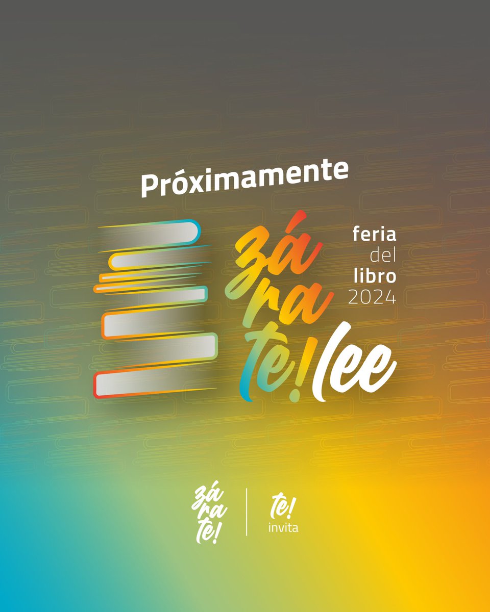 #DesarrolloHumano 👥 #Educación 📚 | ¡Zárate se llena de libros!

⌚ Está llegando #ZárateLee, la 1ra. Feria Municipal del Libro de nuestra ciudad

📖 Editoriales, librerías y autores locales serán protagonistas en un espacio único para los amantes de la lectura

#ZárateInvita ✨