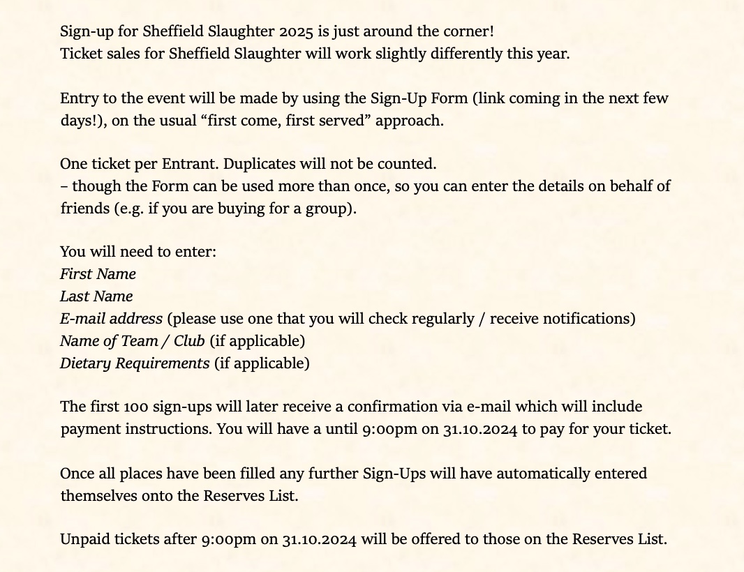 Sheffield Slaughter 2026 tweet media