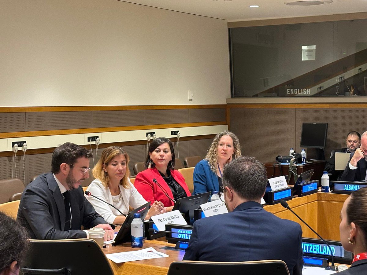 <a href="/GlobalCtr/">Global Center on Cooperative Security</a> ED <a href="/EelcoKessels/">Eelco Kessels</a> joined <a href="/theGCERF/">GCERF</a>, <a href="/OSCE/">OSCE</a>, <a href="/StateDeptCT/">State Dept CT Bureau</a>, and Albanian Gov’t to emphasize the need to engage, resource, and protect civil society organizations to develop and deliver effective, rights-based rehabilitation &amp; reintegration programs for returnees at #UNGA