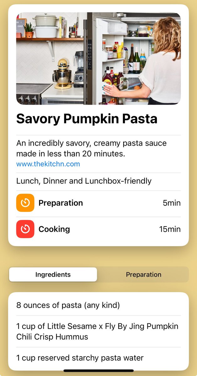 Savory Pumpkin Pasta👇