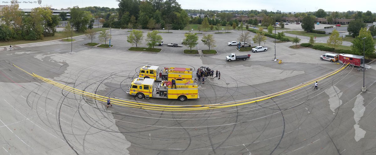 PikeTwpFire's tweet photo. This week, #pikefire crews along with our amazing shop staff are performing our annual hose testing. Crews will pressurize over 30,000 feet of hose from all of our apparatus to make sure there are no leaks and that they are safe and up to spec. #hosetesting #SafetyFirst https://t.co/DTw6yG6e54