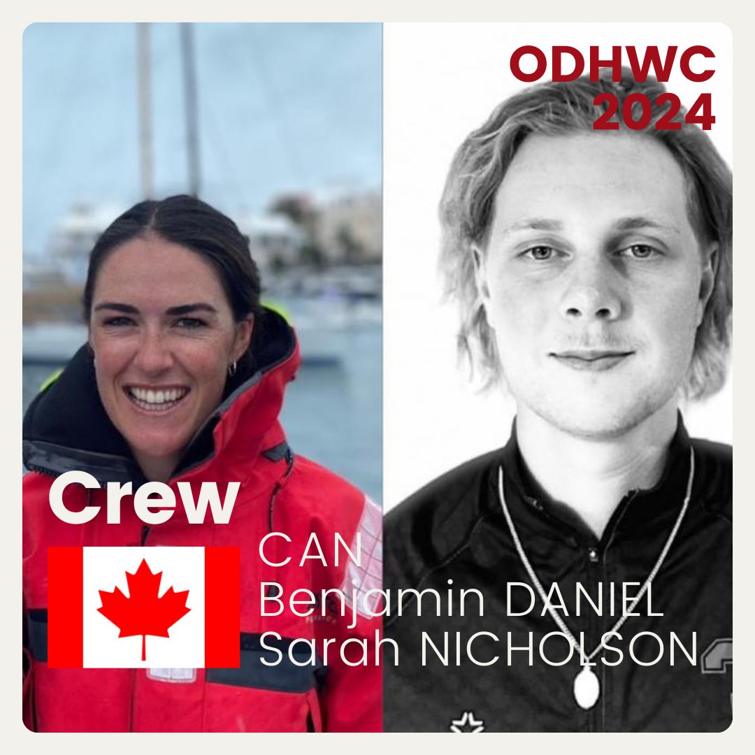 SailCanada's tweet image. Good luck to Benjamin Daniel and Sarah Nicholson who will represent Canada at the first-ever Offshore Double Handed World Championships starting tomorrow, September 25 to October 1 in Lorient, FRA.

Details: facebook.com/sailcanada

#offshoreracing #class30