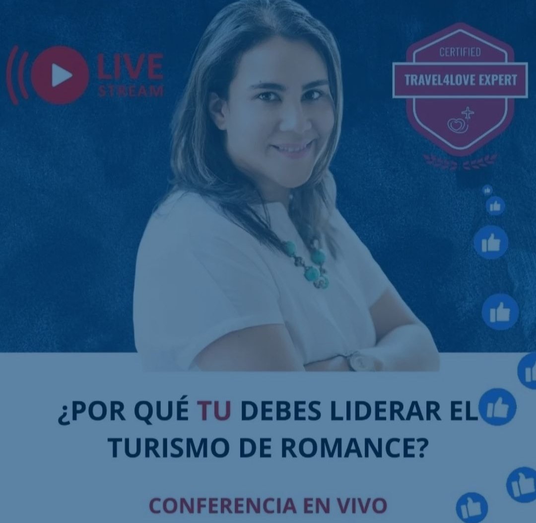 NounEventos's tweet photo. #QueBuenoTenerteAqui

Será un gran evento de estudio nuestra Prof. @Dagyi anticipará la  calidad académica de la certificación en TURISMO DE ROMANCE que inicia el lunes 14 de octubre en esta conferencia sin costo el miércoles 2!

Info: 
info@nouneventos.com.ar 

#TurismoDeRomance https://t.co/JsvVHDRWTf