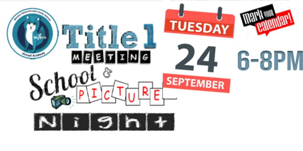 We look forward to seeing our students and learning coaches TONIGHT at 6pm!