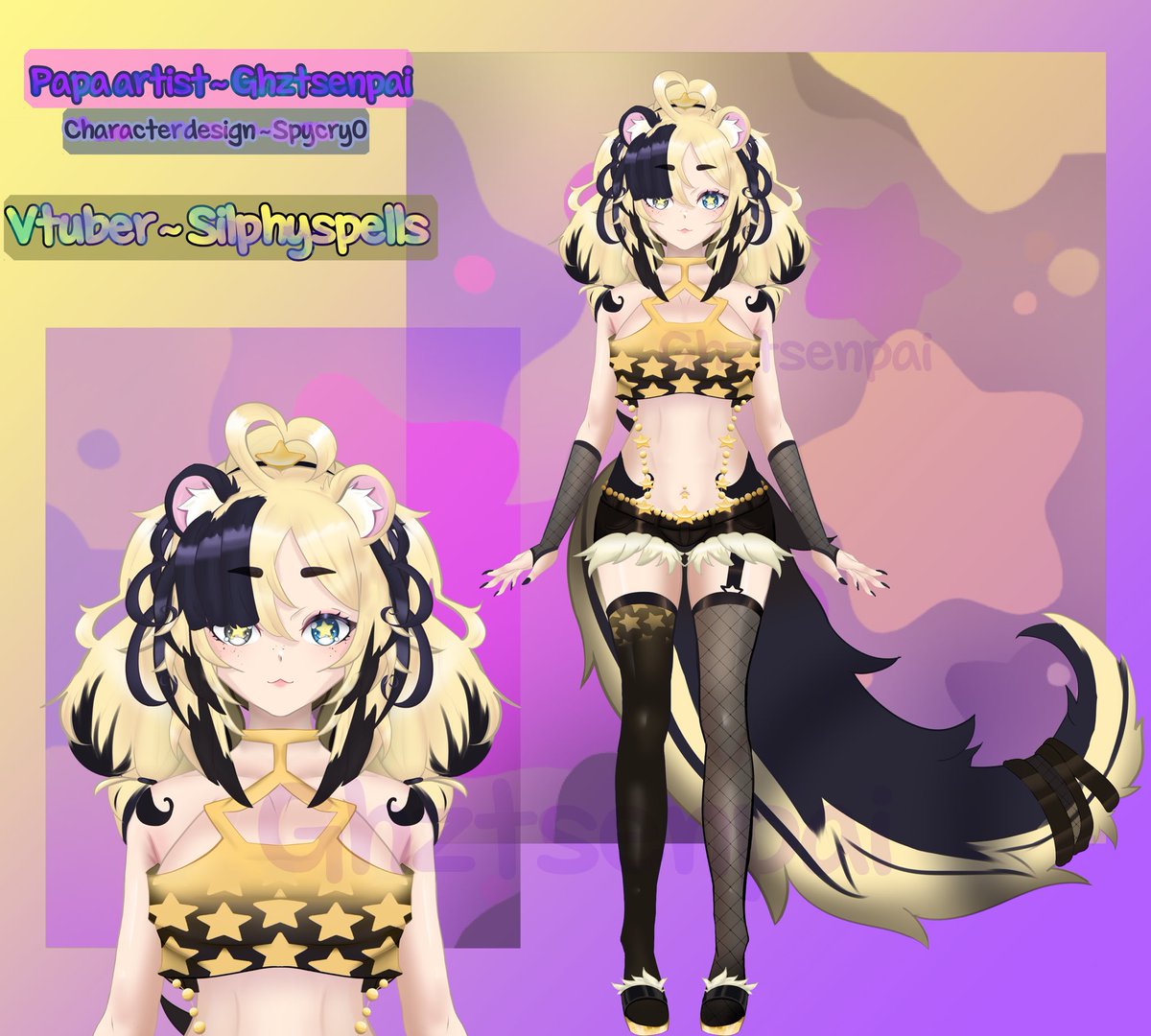 ghztsenpai's tweet photo. ~Vtuber model showcase~ 

Been busy this week making this cute little witchy girl and am now a papa! 

Papa ~ @ghztsenpai
Character design ~ @SPYCRY0

Come to her magic shop to see this cutie ! ✨🦨

Vtuber ~ @SilphySpells

#vtubermodel #Vtuber #VTubersart #vtubersupportbeam https://t.co/ykaFRpPL9B