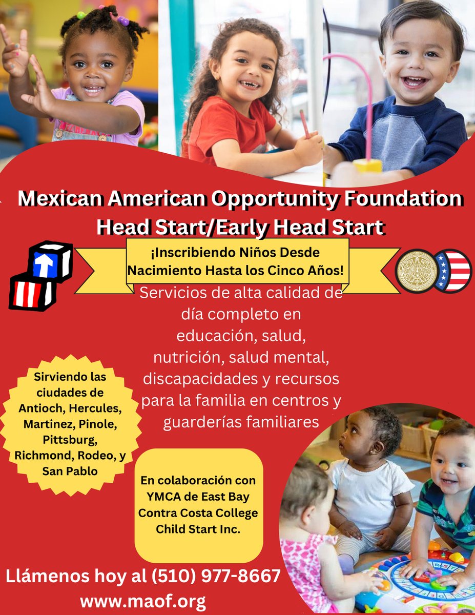 MAOF's tweet photo. Now Enrolling Children Ages Birth to Five!  #maof #maofcomunidad #enrollment #enrollments #headstart #earlyheadstart https://t.co/GHM0Quih3V https://t.co/NU0ErkEAgt