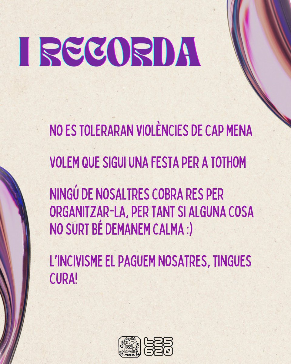 La 🏠 en fa 50🎂 i el 5 d’octubre ho celebrarem ben fort🎉

🔊De la mà dels millors dj’s viurem una nit increïble

Venda d’entrades des de ja, a través de la plataforma Entràpolis (link a la bio)!  
7€ amb consumició 🍻

Vine, o tindràs un fomo que fliparàs! 🙌🏻