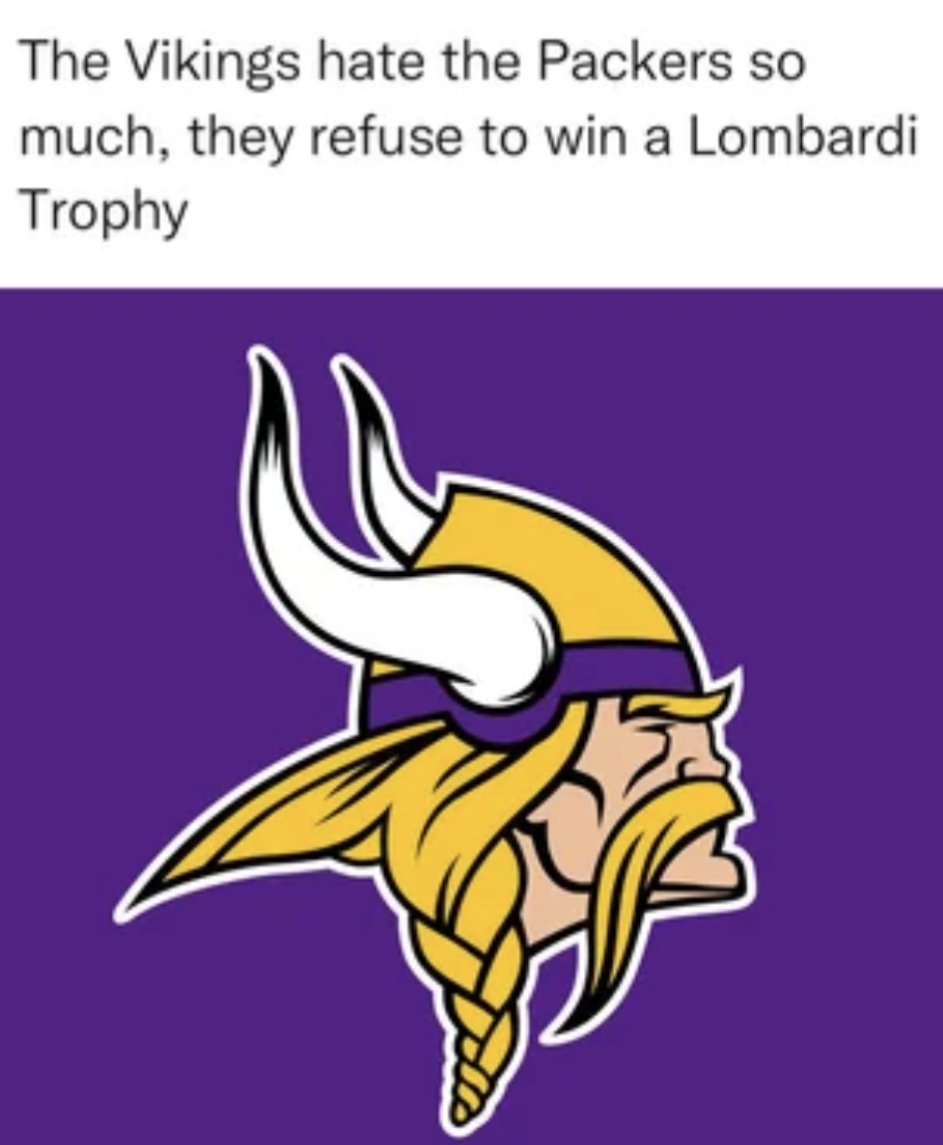 hooltras1944's tweet photo. It's officially hate week. FUCK THE VIKINGS! https://t.co/Sje5OadE8W