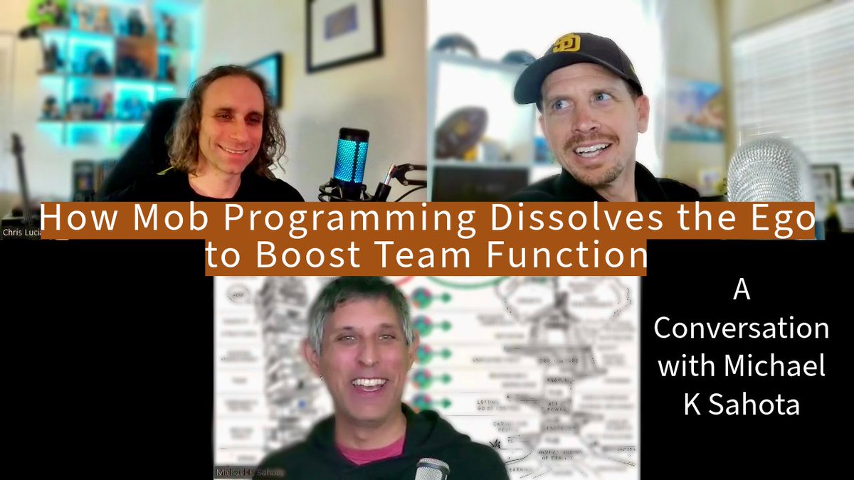 mob__mentality's tweet image. Letting &quot;fear based clinging&quot; die…
youtu.be/Wj2hYGMei8s
podcasts.apple.com/us/podcast/how…
@MichaelSahota
@ChristophLucian
#MobProgramming