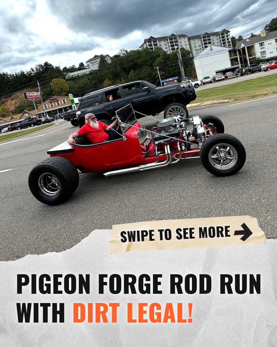 DirtLegal's tweet image. Caleb from Dirt Legal was behind the lens, catching all the Rod Run action in Tennessee —including a surprise visit from Keller Moore (@kellermoore)!

Comment your favorite ride from the photos below!

#dirtlegal #rodrun #tennessee #pigeonforgerodrun #cars #trucks #carspotting