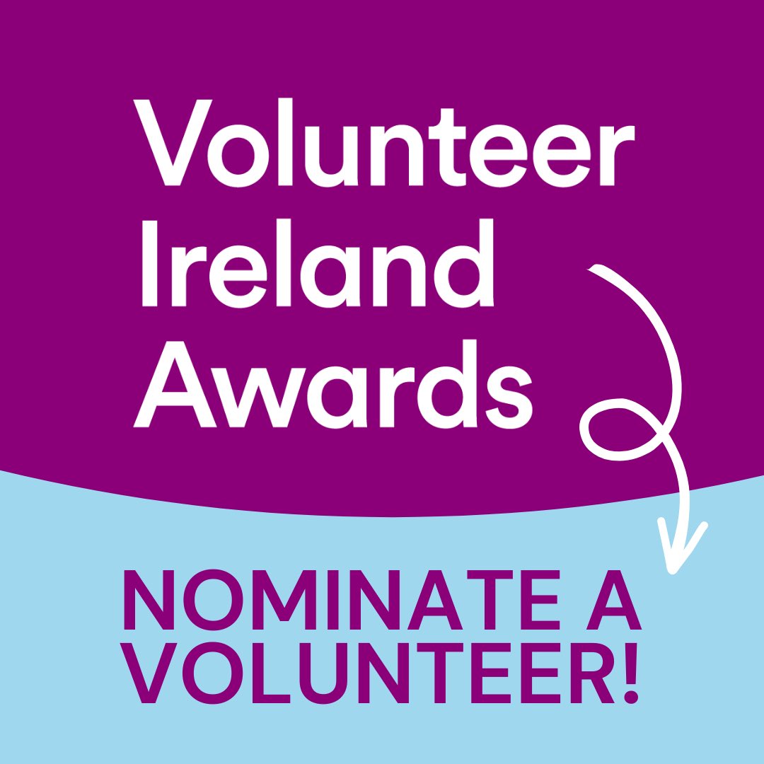 Nominations are open for the 2024 @voluntireland Awards! 
Nominate your volunteers now :
Arts,Culture &amp;Festivals
Campaigning &amp;Activism
Children &amp;Youth
Environmental &amp;Animal Care
Health &amp;Wellbeing
Safety &amp;Emergency Services
Soc Inclusion &amp; Community Support
Sports &amp;Recreation ⬇️
