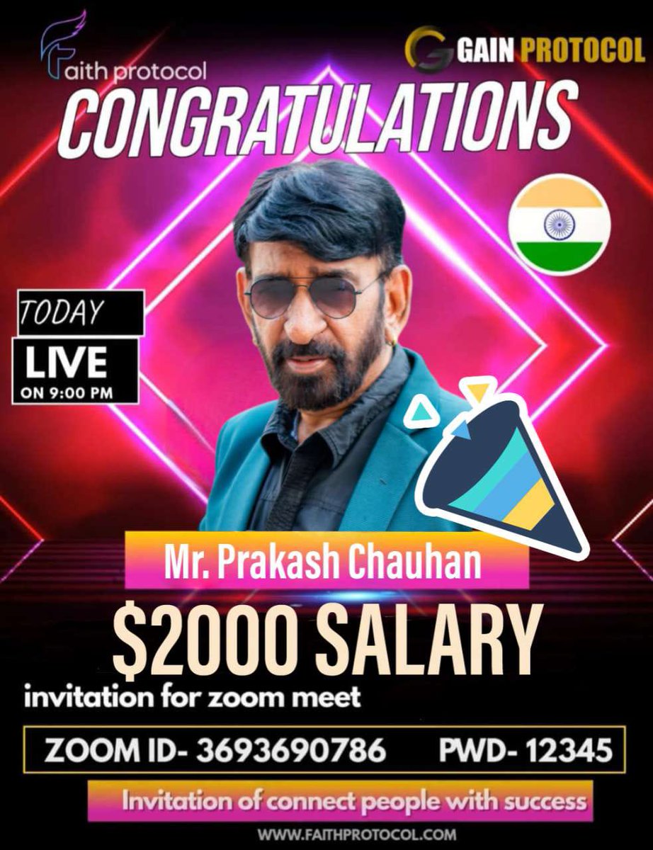Prakash76572928's tweet image. Thank you so much to my Seniors, Team &amp;amp; well-wishers to achieve me
 Dollars 2000 Salary 
#FaithProtocol 
#GainProtocol