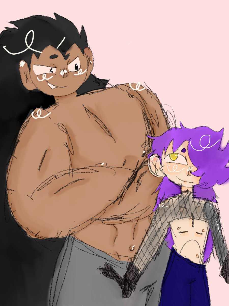 KaixCanon's tweet photo. They’re in love your honor #dbz #raditz #ocxcanon #oc #android #androidoc https://t.co/UukQAXfYZe