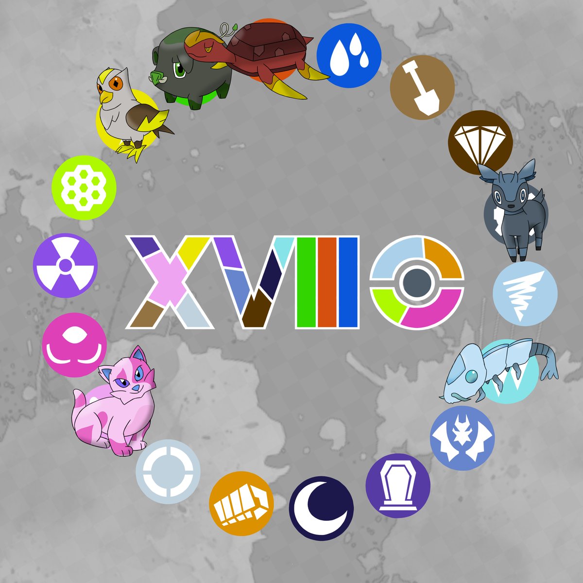 Mr_Memerald's tweet photo. Three more starters, a lot more animals to do. I'll be doing the next twelve in batches of three as well.

#Pokemon #fanart #PokemonScarletViolet https://t.co/RtGQS9ojHv